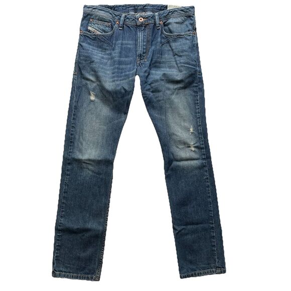Diesel Jeans Mens 31X30 Shioner Slim Skinny Jeans Thrash Rockstar Italy 0RN31 - Picture 1 of 12
